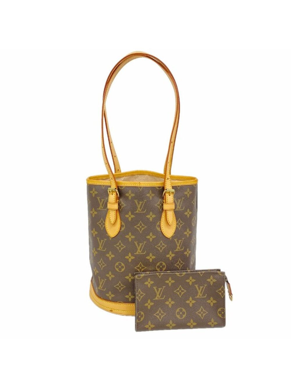 Louis Vuitton Tote Bag Monogram Bucket PM Brown